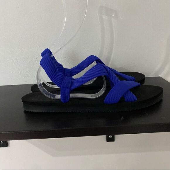 Lava Island Blue Sandals Womens Size 7 1/2 to 8 1/2 - Picture 2 of 6